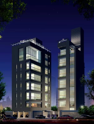 1瑞安街南北棟夜景071122